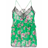 Zadig&Voltaire Blusa Charlie com estampa floral - Verde