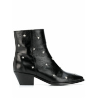 Zadig&Voltaire Bota Tyler com aplicação de tachas de estrelas - Preto