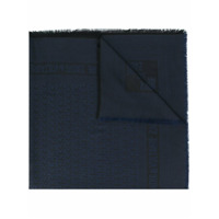 Zadig&Voltaire Cachecol de jacquard com logo - Azul