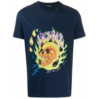 Zadig&Voltaire Camiseta mangas curtas com estampa de caveira - Azul