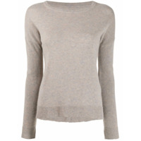 Zadig&Voltaire Suéter com detalhe de patch Cici - Marrom