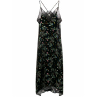 Zadig&Voltaire Vestido com estampa floral - Preto