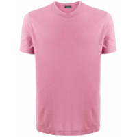 Zanone Camiseta decote careca de algodão - Rosa