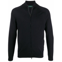 Zanone Moletom mangas longas com zíper - Azul