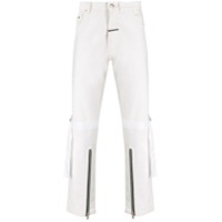 Zilver Calça jeans com detalhe no joelho - Branco