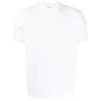 Zilver Camiseta com detalhe matelassê nos ombros - Branco