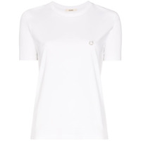 Zilver Camiseta de algodão com detalhe de piercing - Branco