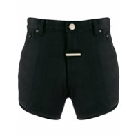 Zilver Short jeans em algodão orgânico - Preto