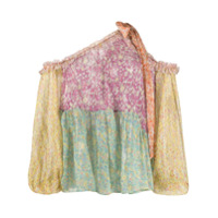 Zimmermann asymmetrical panelled blouse - Rosa