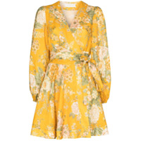 Zimmermann Vestido Amelie com estampa floral - Amarelo