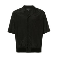 3.1 Phillip Lim Camisa com barra canelada - Preto