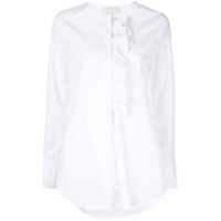 3.1 Phillip Lim Camisa com botões e babados frontal - Branco