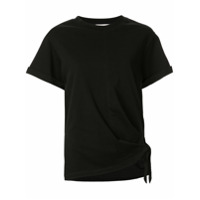 3.1 Phillip Lim Camiseta com amarração lateral - Preto