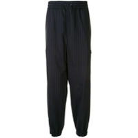 3.1 Phillip Lim PINSTRIPE CARGO TRACK PANT - Azul