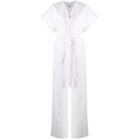 3.1 Phillip Lim SS UTILITY BELTED VNECK JUMPSUIT - Branco