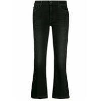 7 For All Mankind Calça jeans flare cropped - Preto