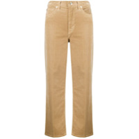 7 For All Mankind Calça jeans pantalona cintura alta - Neutro