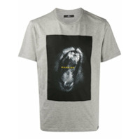 7 For All Mankind Camiseta de algodão com estampa gráfica - Cinza