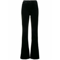 7 For All Mankind velvet flared jeans - Preto