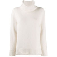 8pm Suéter gola alta com mangas longas - Neutro