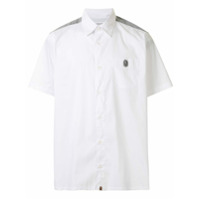A BATHING APE® Camisa mangas curtas bicolor - Branco