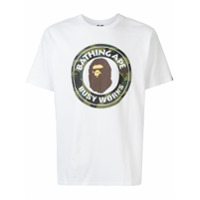 A BATHING APE® Camiseta com estampa de logo - Branco