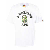 A BATHING APE® Camiseta com estampa de logo - Branco