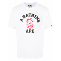 A BATHING APE® Camiseta com estampa de logo - Branco