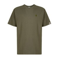 A BATHING APE® Camiseta com logo bordado - Verde