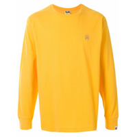 A BATHING APE® Camiseta mangas longas - Amarelo