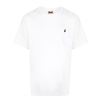 A BATHING APE® Camiseta One Point Pocket - Branco