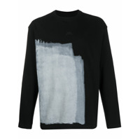 A-COLD-WALL* Blusa mangas longas com estampa de logo - Preto