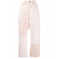 Acne Studios Calça jeans cenoura Recrafted - Rosa