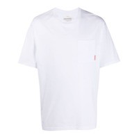 Acne Studios Camiseta com bolso no busto - Branco