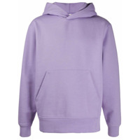 Acne Studios Moletom com capuz e acabamento canelado - Roxo