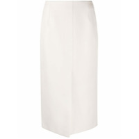 Agnona pencil skirt with slit detail - Neutro