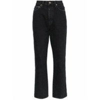 AGOLDE Calça jeans reta cintura alta - Preto