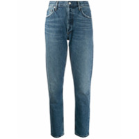 AGOLDE Calça jeans reta Jamie de algodão orgânico - Azul