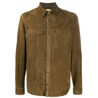 Ajmone Jaqueta com botão de pressão - Verde