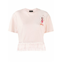 Alanui Camiseta Hawaiian com franjas - Rosa