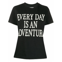 Alberta Ferretti Camiseta com estampa Every Day Is An Adventure - Preto