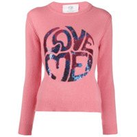 Alberta Ferretti Love Me knitted jumper - Rosa