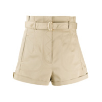 Alberta Ferretti Short de alfaiataria com cinto - Neutro