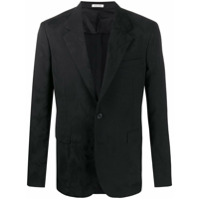 Alexander McQueen Blazer com abotoamento simples - Preto