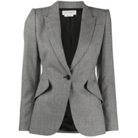 Alexander McQueen Blazer slim de lã virgem - Preto