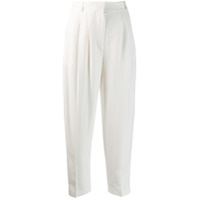 Alexander McQueen Calça de alfaiataria cintura alta - Branco