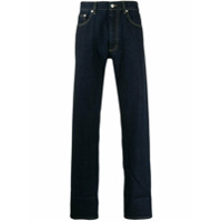 Alexander McQueen Calça jeans com barra dobrada - Azul