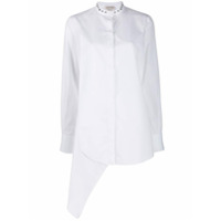 Alexander McQueen Camisa assimétrica com aplicação de studs - Branco