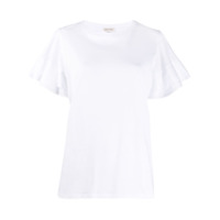 Alexander McQueen Camisa com babados nas mangas - Branco