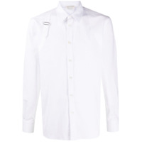 Alexander McQueen Camisa com detalhe de fivela - Branco
